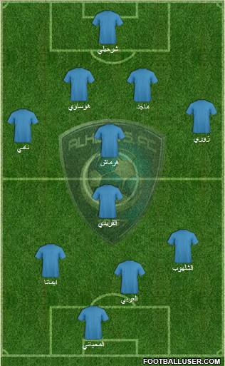 Al-Hilal (KSA) Formation 2011