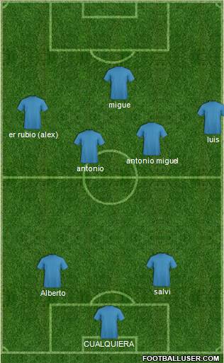 World Cup 2010 Team Formation 2011