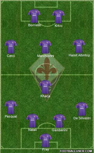 Fiorentina Formation 2011