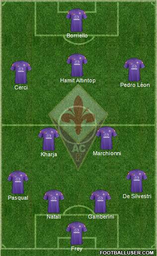 Fiorentina Formation 2011