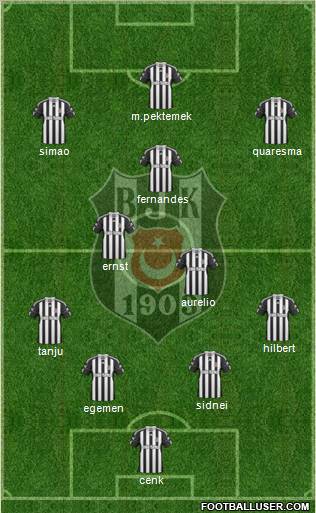 Besiktas JK Formation 2011