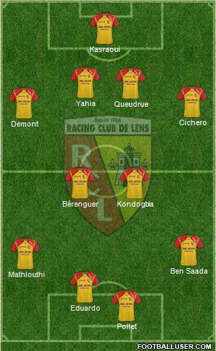 Racing Club de Lens Formation 2011