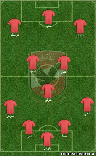 Al-Ahly Sporting Club Formation 2011