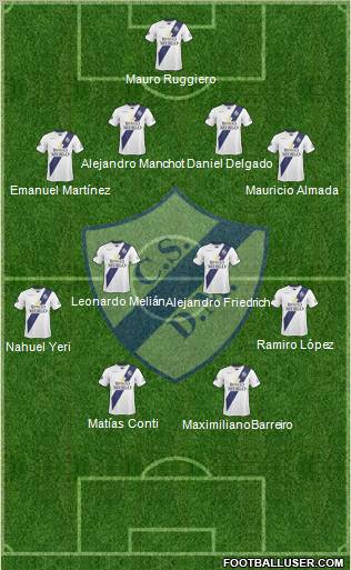 Deportivo Merlo football formation