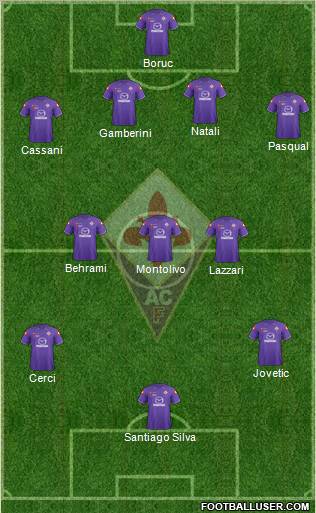 Fiorentina Formation 2011
