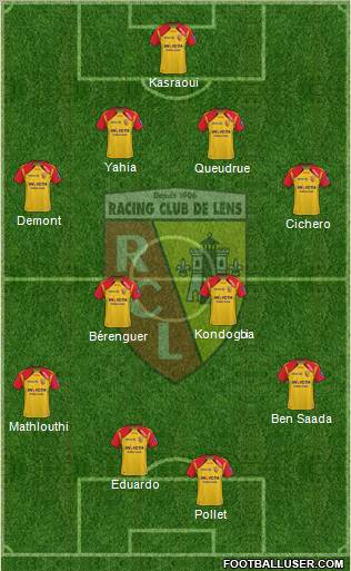 Racing Club de Lens Formation 2011