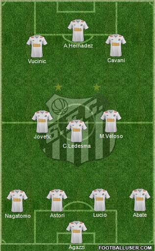 Santos FC Formation 2011