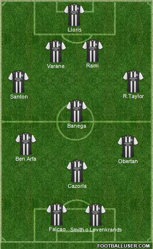 Newcastle United Formation 2011