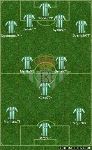 Real Betis B., S.A.D. Formation 2011