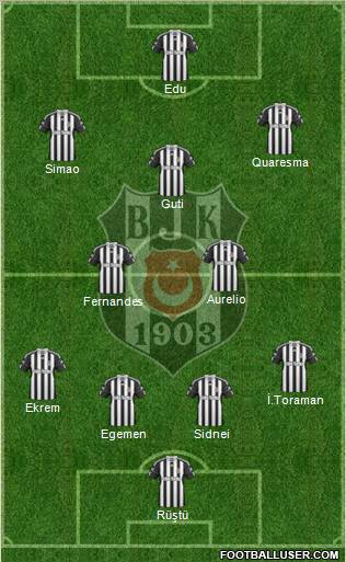 Besiktas JK Formation 2011