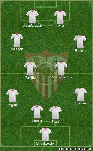 Sevilla F.C., S.A.D. Formation 2011