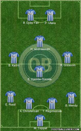 Odense Boldklub Formation 2011