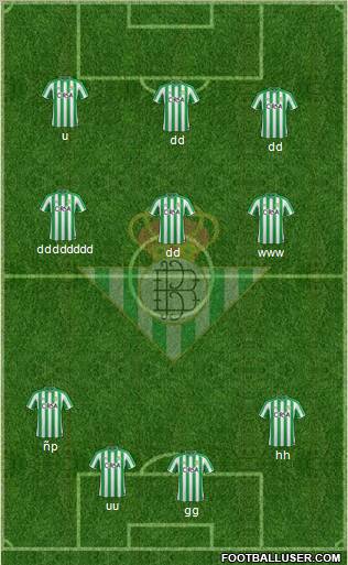 Real Betis B., S.A.D. Formation 2011