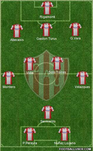 Unión de Santa Fe Formation 2011