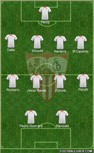 Sevilla F.C., S.A.D. Formation 2011