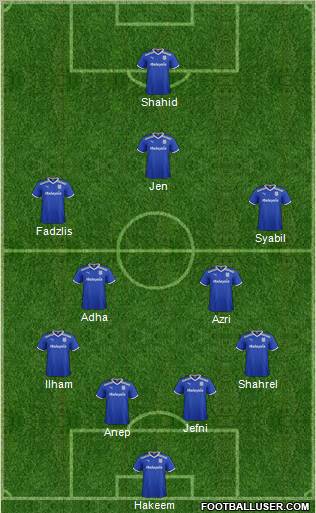 Cardiff City Formation 2011