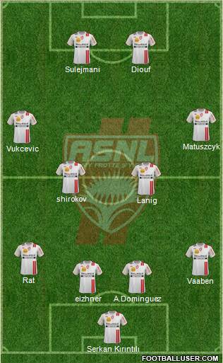 A.S. Nancy Lorraine Formation 2011