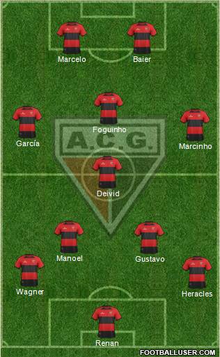 Atlético C Goianiense football formation