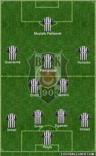 Besiktas JK Formation 2011