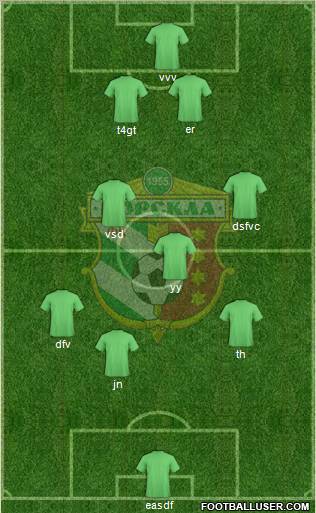 Vorskla Poltava football formation