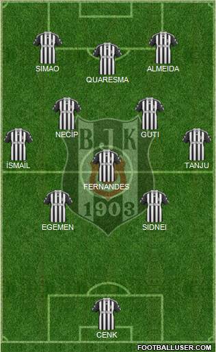 Besiktas JK Formation 2011