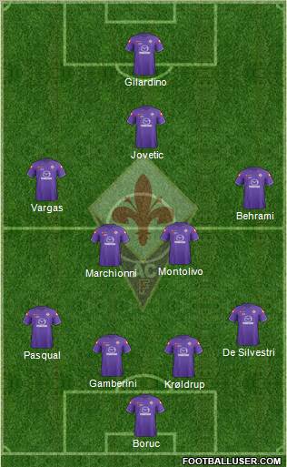 Fiorentina Formation 2011