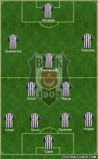Besiktas JK Formation 2011