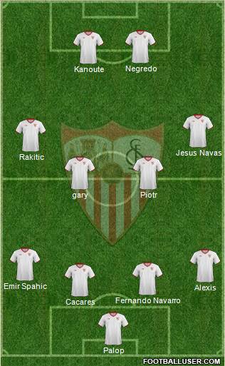 Sevilla F.C., S.A.D. Formation 2011