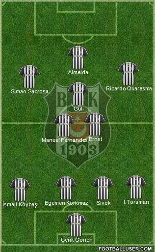 Besiktas JK Formation 2011
