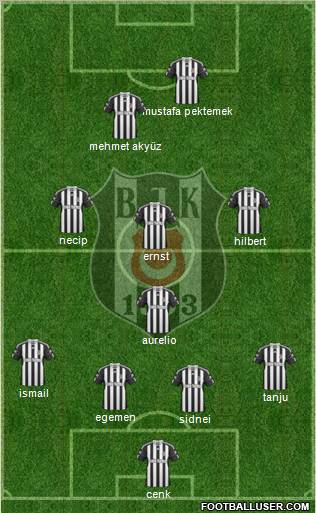 Besiktas JK Formation 2011