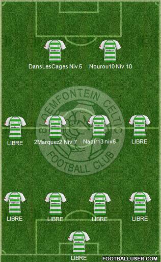 Bloemfontein Celtic Formation 2011