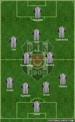 Besiktas JK Formation 2011