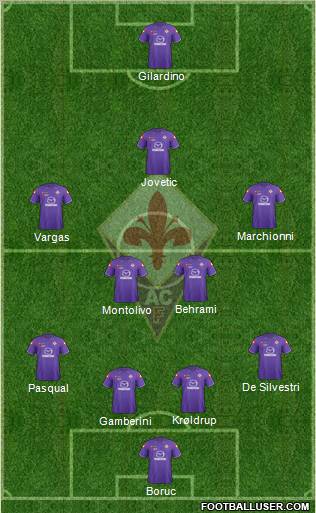 Fiorentina Formation 2011
