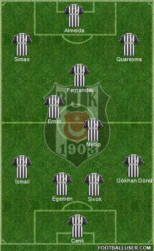 Besiktas JK Formation 2011