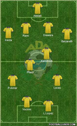 A.D. Alcorcón Formation 2011