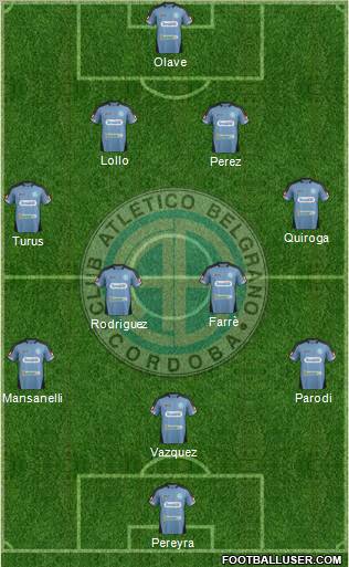 Belgrano de Córdoba Formation 2011