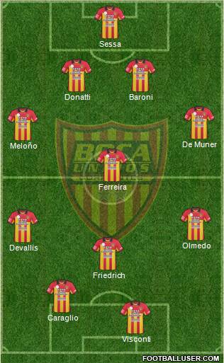 Boca Unidos Formation 2011