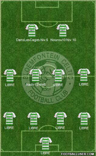 Bloemfontein Celtic Formation 2011