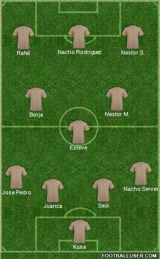 Pro Evolution Soccer Team Formation 2011