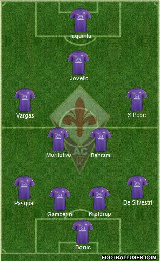 Fiorentina Formation 2011