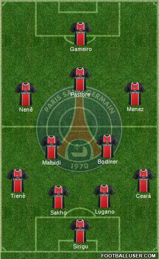 Paris Saint-Germain Formation 2011