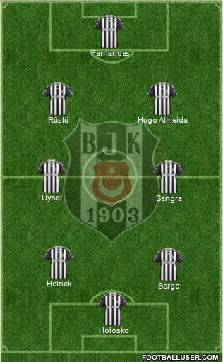 Besiktas JK Formation 2011