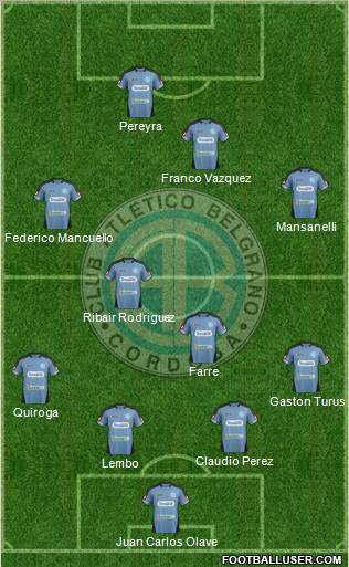 Belgrano de Córdoba Formation 2011