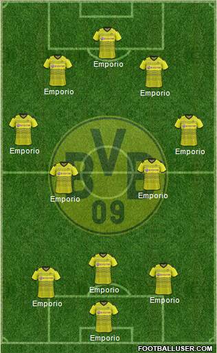 Borussia Dortmund Formation 2011