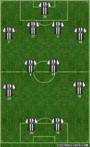 Newcastle United Formation 2011