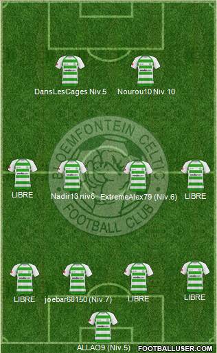 Bloemfontein Celtic Formation 2011