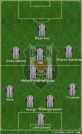 Besiktas JK Formation 2011
