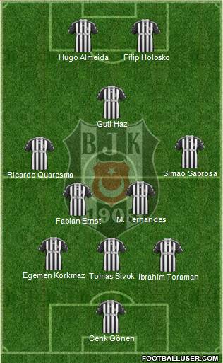 Besiktas JK Formation 2011