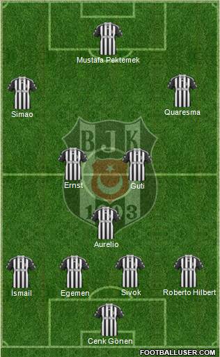 Besiktas JK Formation 2011