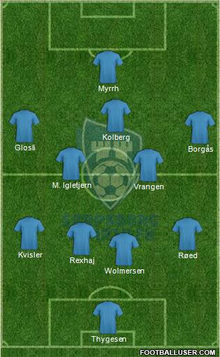FK Sparta Sarpsborg Formation 2011